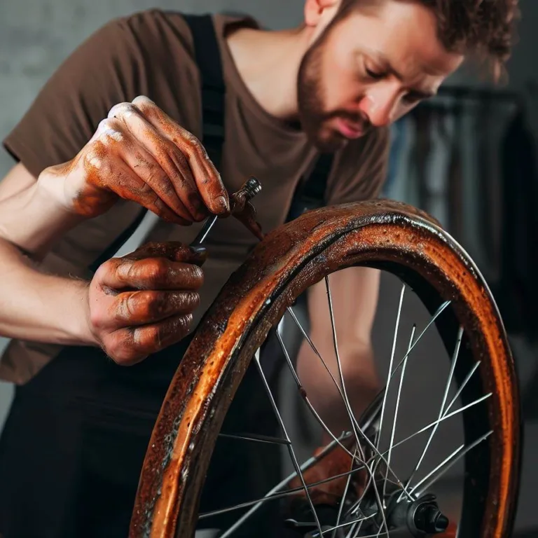 Jak usunąć rdzę z felg rowerowych
